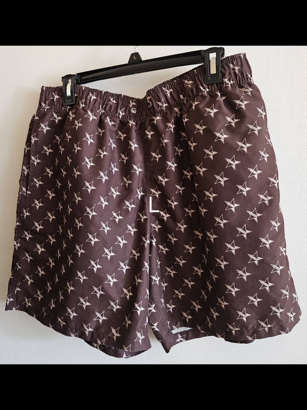 Jeffree Star Brown Star-Print Athletic Shorts